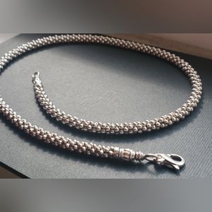 LAGOS CAVIAR STERLING 16 inches Necklace 5mm wide